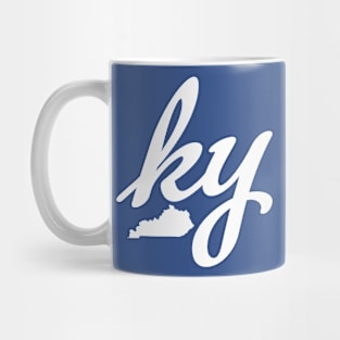 Kentucky ky Ladies Script White Mug